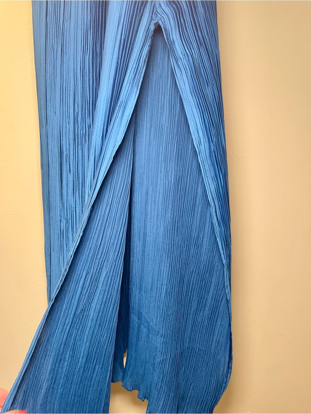 By Anthropologie Halter Plissé Maxi Dress - Picture 9 of 12